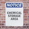 Signmission Chemical Storage Area OSHA Notice Sign, Plastic, 7in W x 10in L, 2PK OS-2PACK-NS-P-710-V-10570 - alternate 6